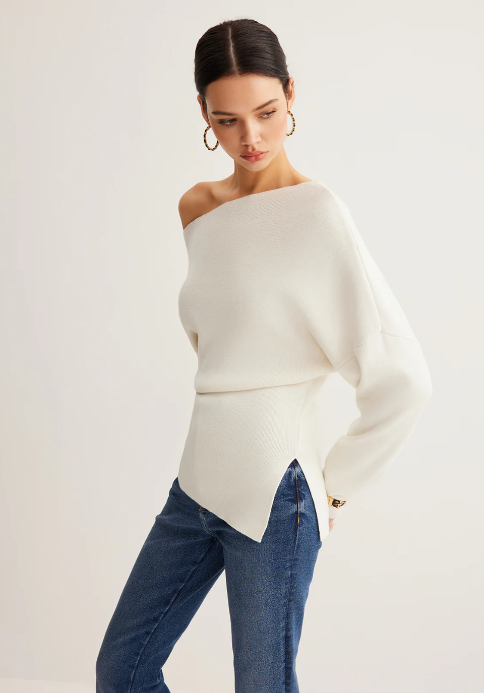 Asymmetrisches Stricktop